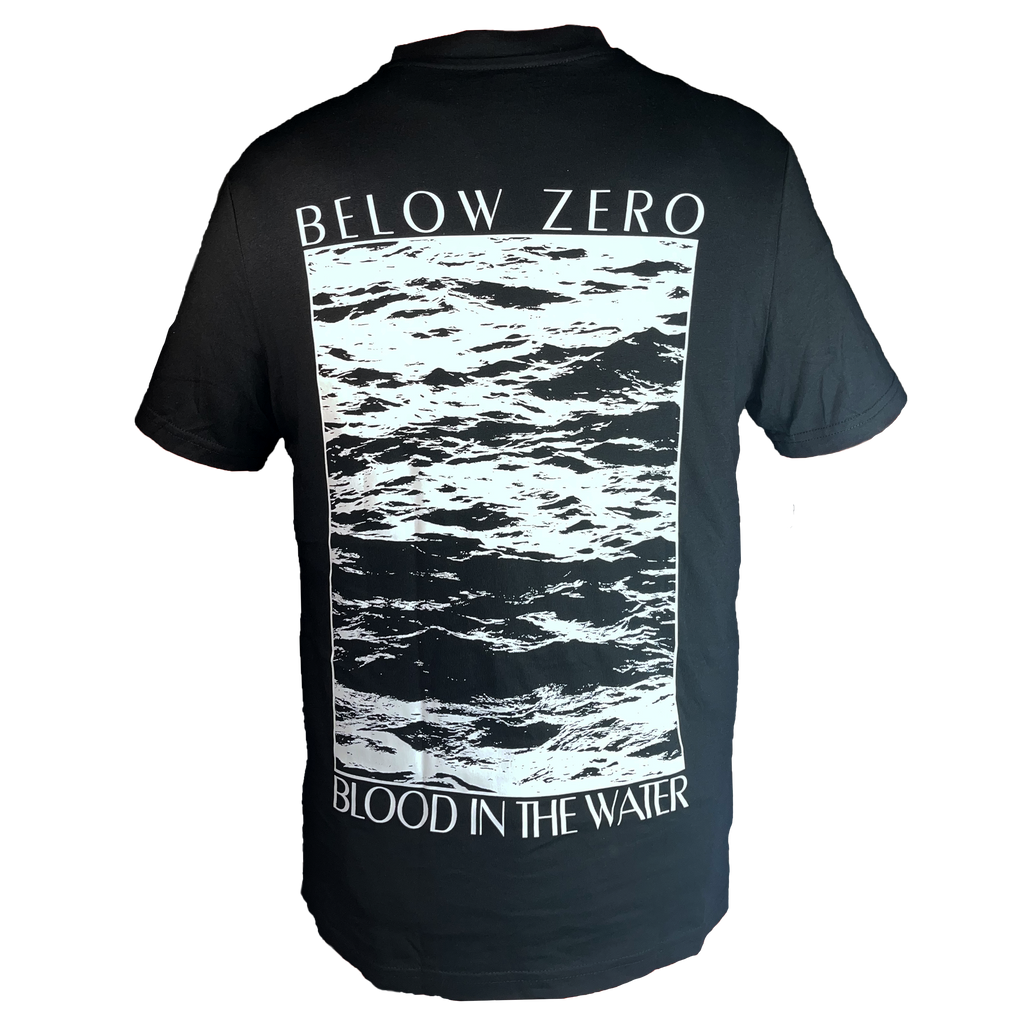 BELOW ZERO: "waves" T-Shirt Schwarz