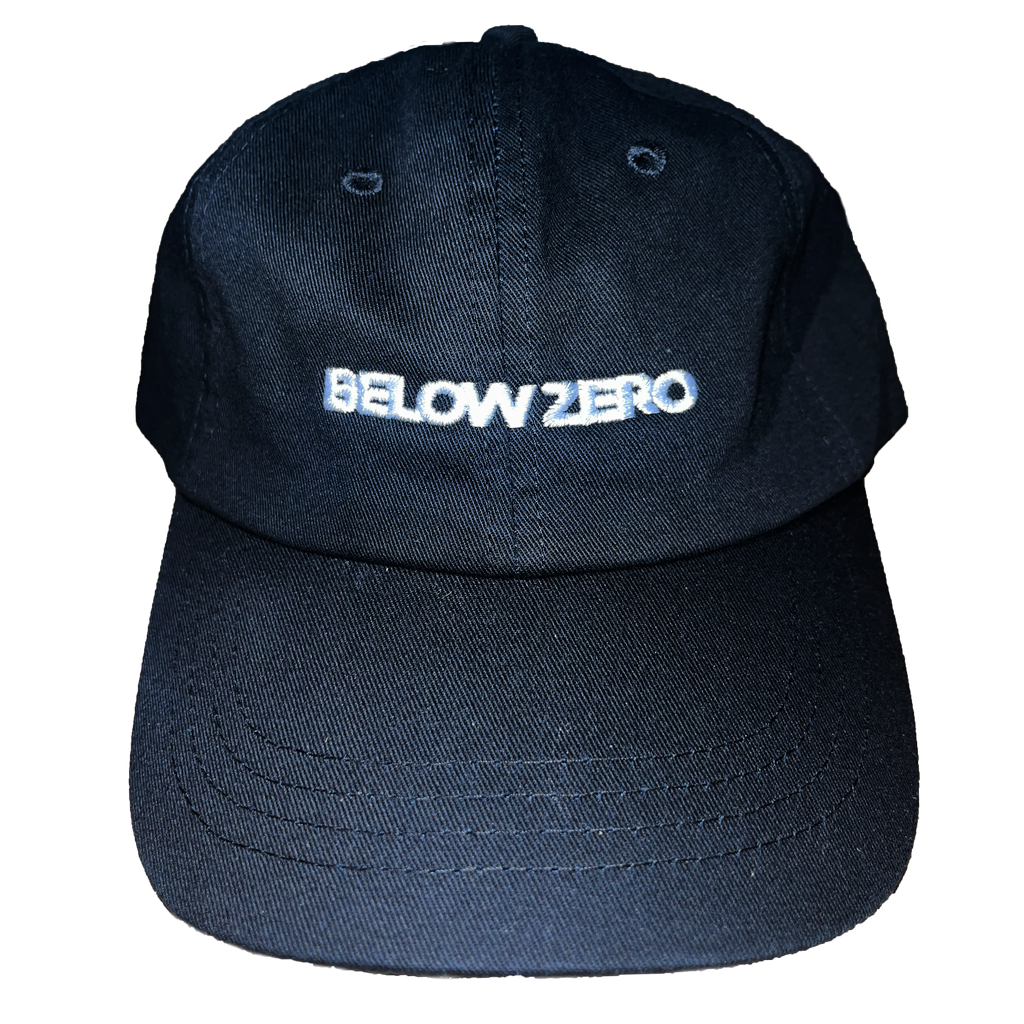 BELOW ZERO: "Logo" Cap Black