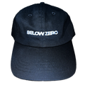 BELOW ZERO: "Logo" Cap Black