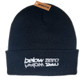 BELOW ZERO: "Spiegellogo" Mütze Schwarz