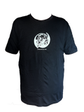 BELOW ZERO: "worlds" T-Shirt Schwarz